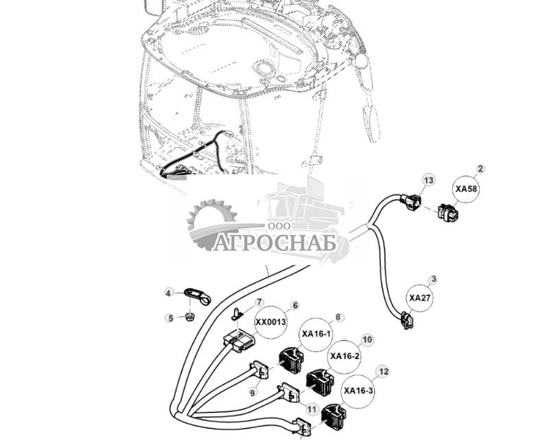 Жгут проводов, AutoTrac™ - ST827990 95.jpg